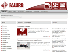 Tablet Screenshot of falurb.edu.br
